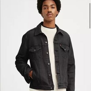 Levi's Black Vintage Trucker Denim Jacket